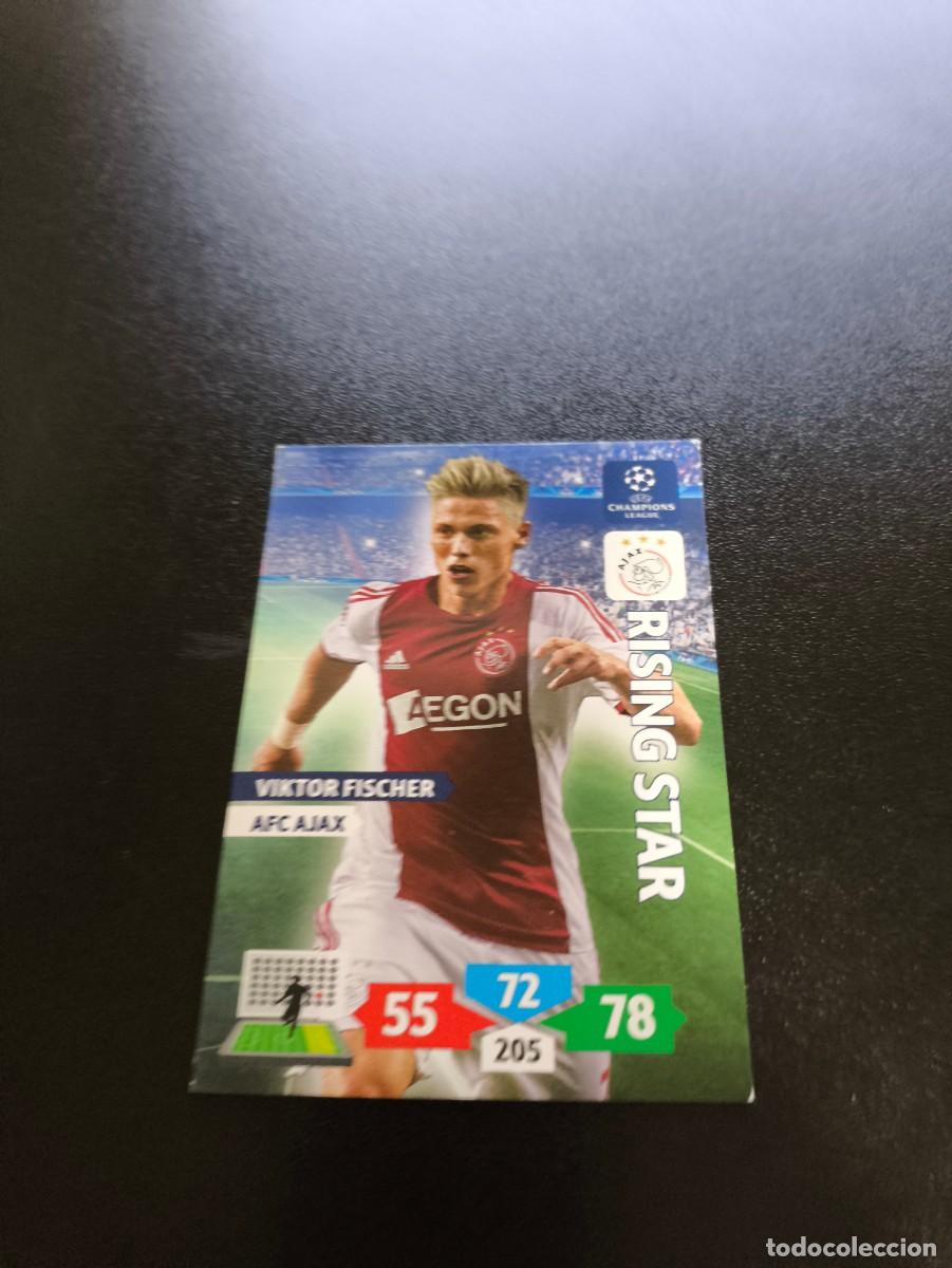 Cromos de F&uacute;tbol: Viktor Fischer RISING STAR AJAX AMSTERDAM PANINI ADRENALYN XL UEFA CHAMPIONS LEAGUE 2013 2014 13 14