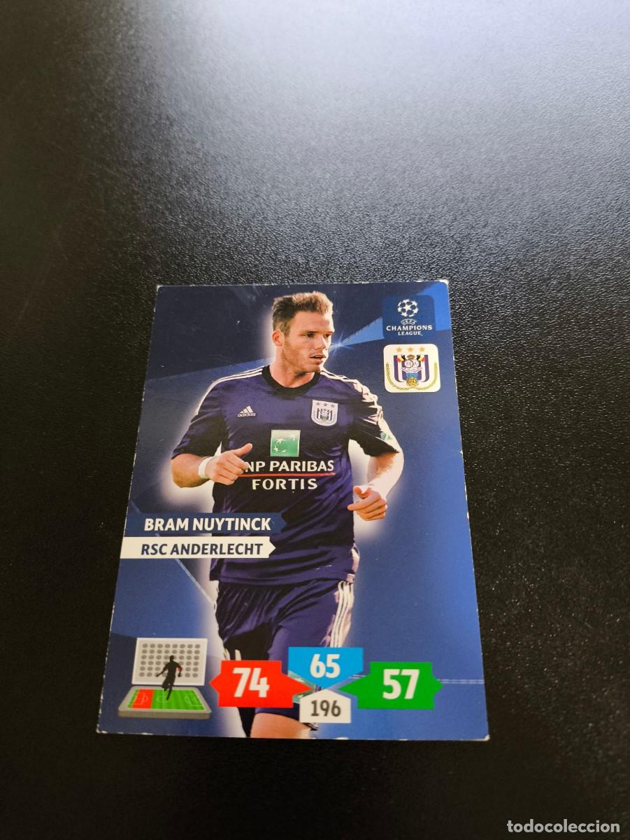 Cromos de F&uacute;tbol: Bram Nuytinck RSC ANDERLECHT PANINI ADRENALYN XL UEFA CHAMPIONS LEAGUE 2013 2014 13 14