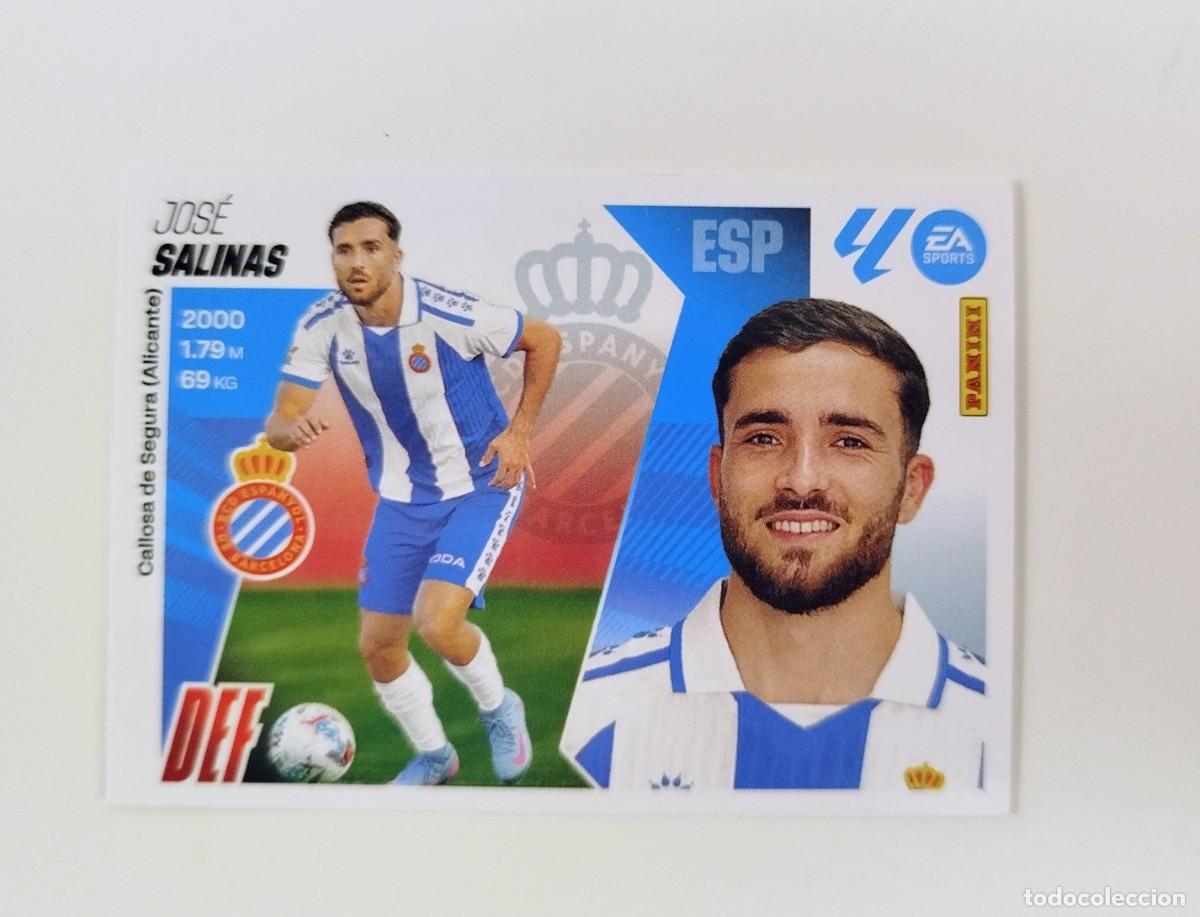 Cromos de F&uacute;tbol: Salinas 10 SIN PEGAR NUNCA PEGADO RCD Espanyol Liga Ediciones Este 25 26 / 2025 2026