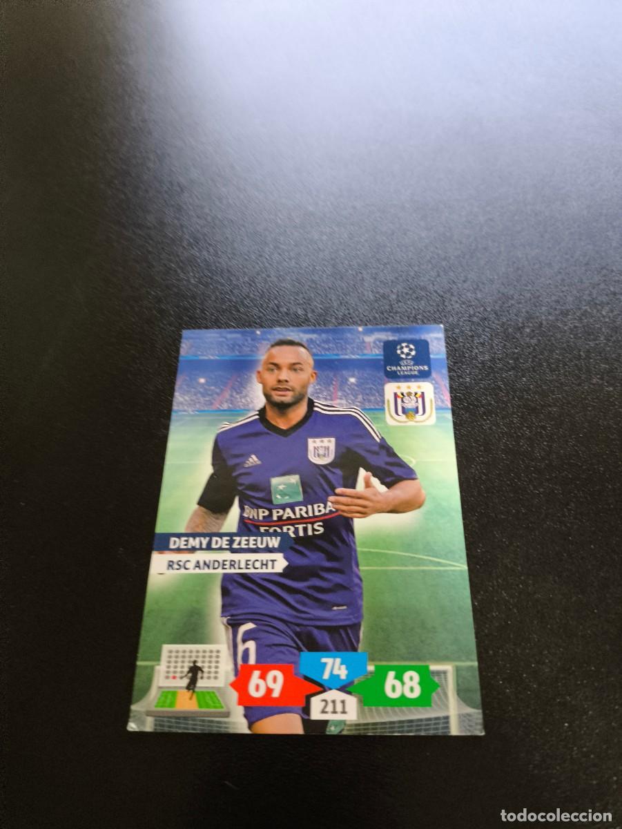 Cromos de F&uacute;tbol: Demy de Zeeuw RSC ANDERLECHT PANINI ADRENALYN XL UEFA CHAMPIONS LEAGUE 2013 2014 13 14