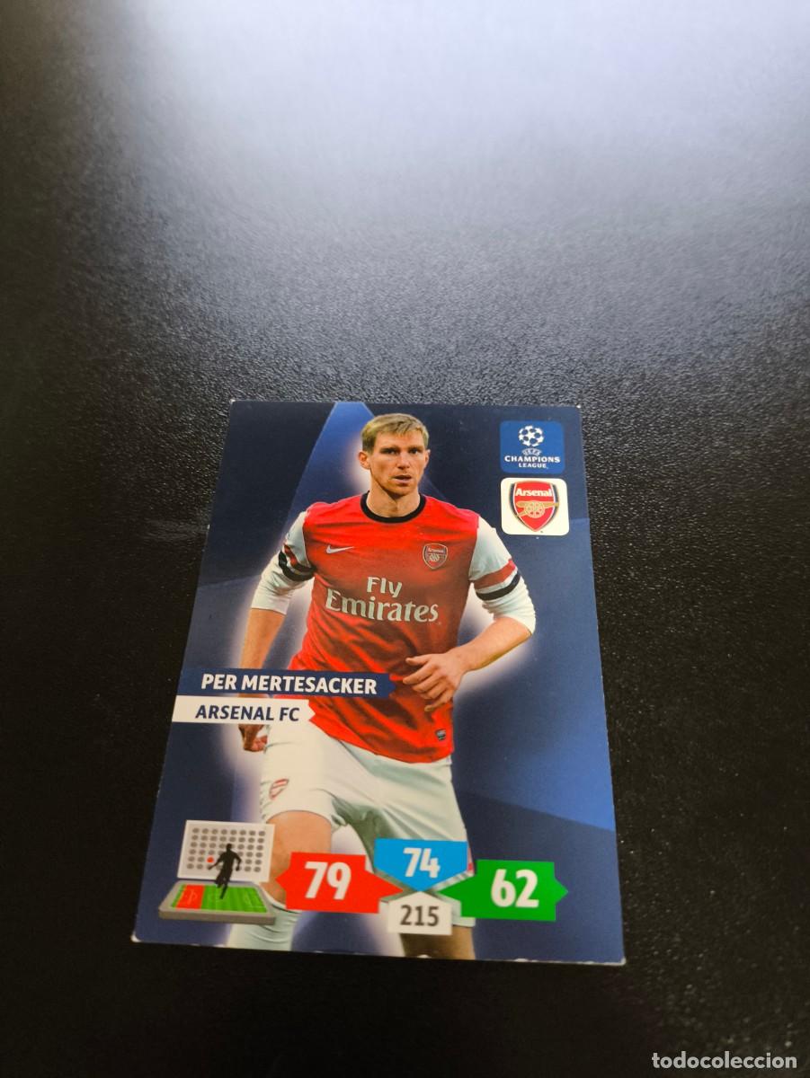 Cromos de F&uacute;tbol: Per Mertesacker ARSENAL PANINI ADRENALYN XL UEFA CHAMPIONS LEAGUE 2013 2014 13 14