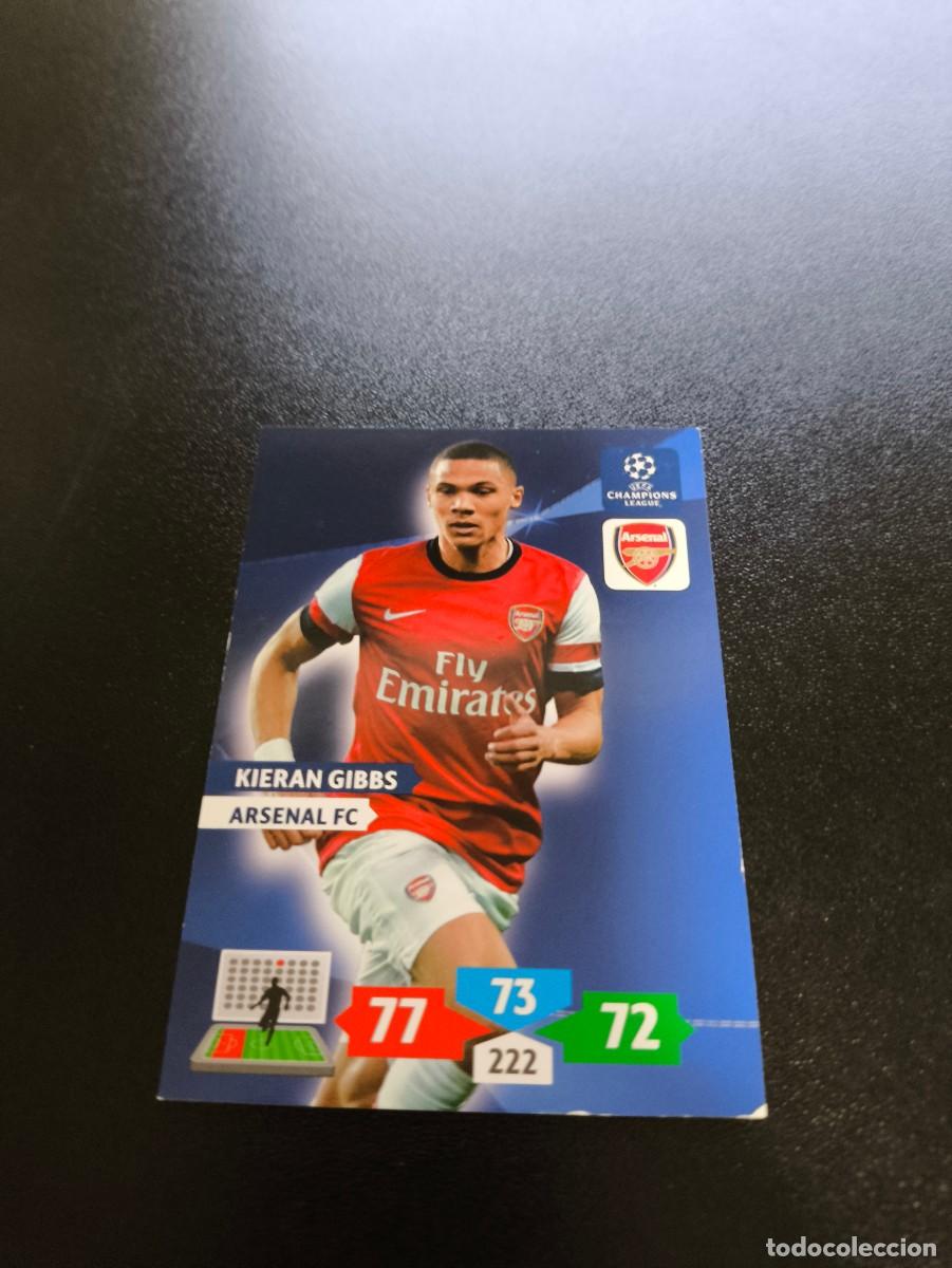 Cromos de F&uacute;tbol: Kieran Gibbs ARSENAL PANINI ADRENALYN XL UEFA CHAMPIONS LEAGUE 2013 2014 13 14
