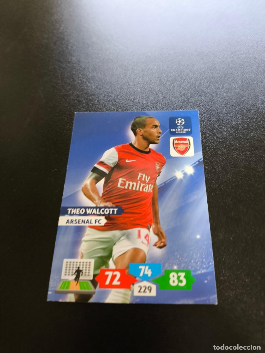 Cromos de F&uacute;tbol: Theo Walcott ARSENAL PANINI ADRENALYN XL UEFA CHAMPIONS LEAGUE 2013 2014 13 14
