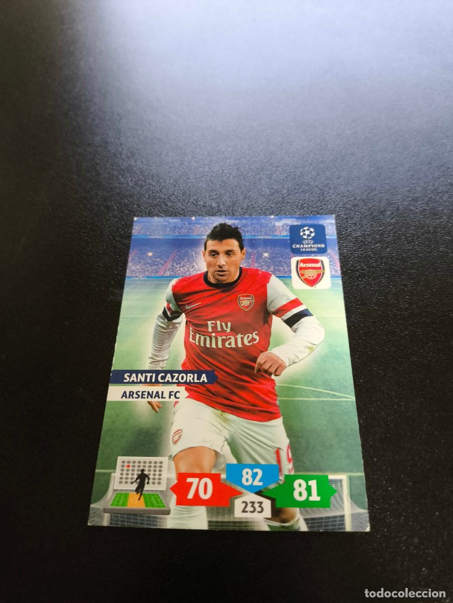 Cromos de F&uacute;tbol: Santi Cazorla OVIEDO ARSENAL PANINI ADRENALYN XL UEFA CHAMPIONS LEAGUE 2013 2014 13 14