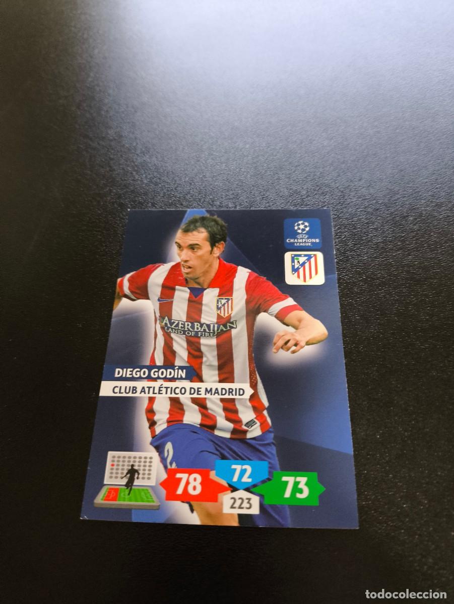 Cromos de F&uacute;tbol: Diego God&iacute;n ATLETICO DE MADRID PANINI ADRENALYN XL UEFA CHAMPIONS LEAGUE 2013 2014 13 14
