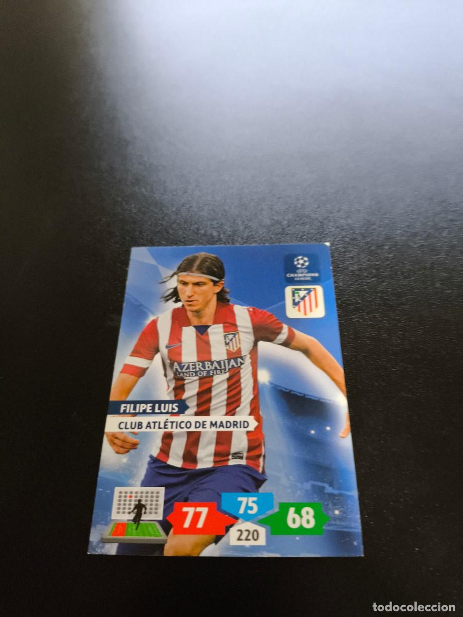 Cromos de F&uacute;tbol: Filipe Luis ATLETICO DE MADRID PANINI ADRENALYN XL UEFA CHAMPIONS LEAGUE 2013 2014 13 14