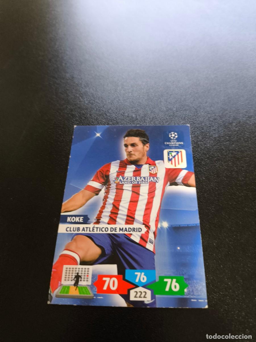 Cromos de F&uacute;tbol: Koke ATLETICO DE MADRID PANINI ADRENALYN XL UEFA CHAMPIONS LEAGUE 2013 2014 13 14