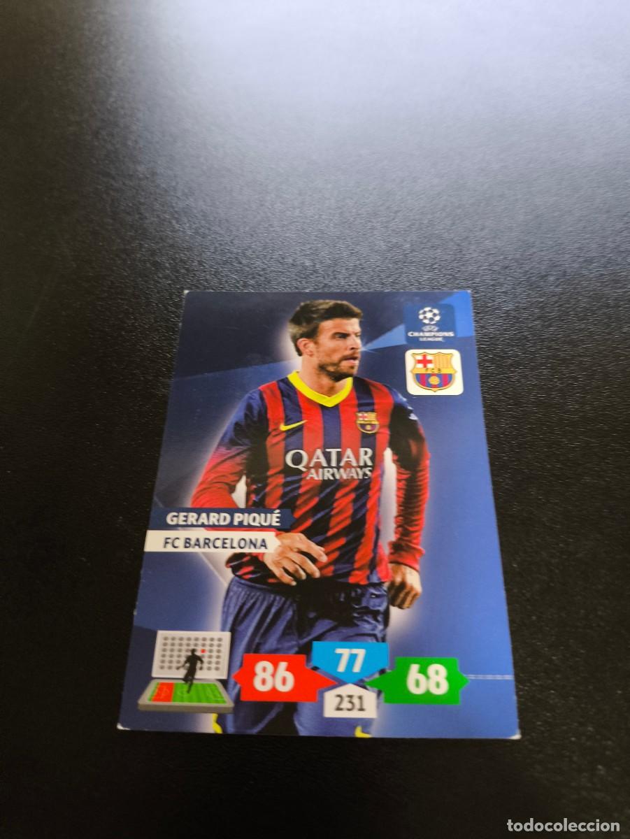 Cromos de F&uacute;tbol: Gerard Piqu&eacute; BARCELONA PANINI ADRENALYN XL UEFA CHAMPIONS LEAGUE 2013 2014 13 14 NO LIGA ESTE