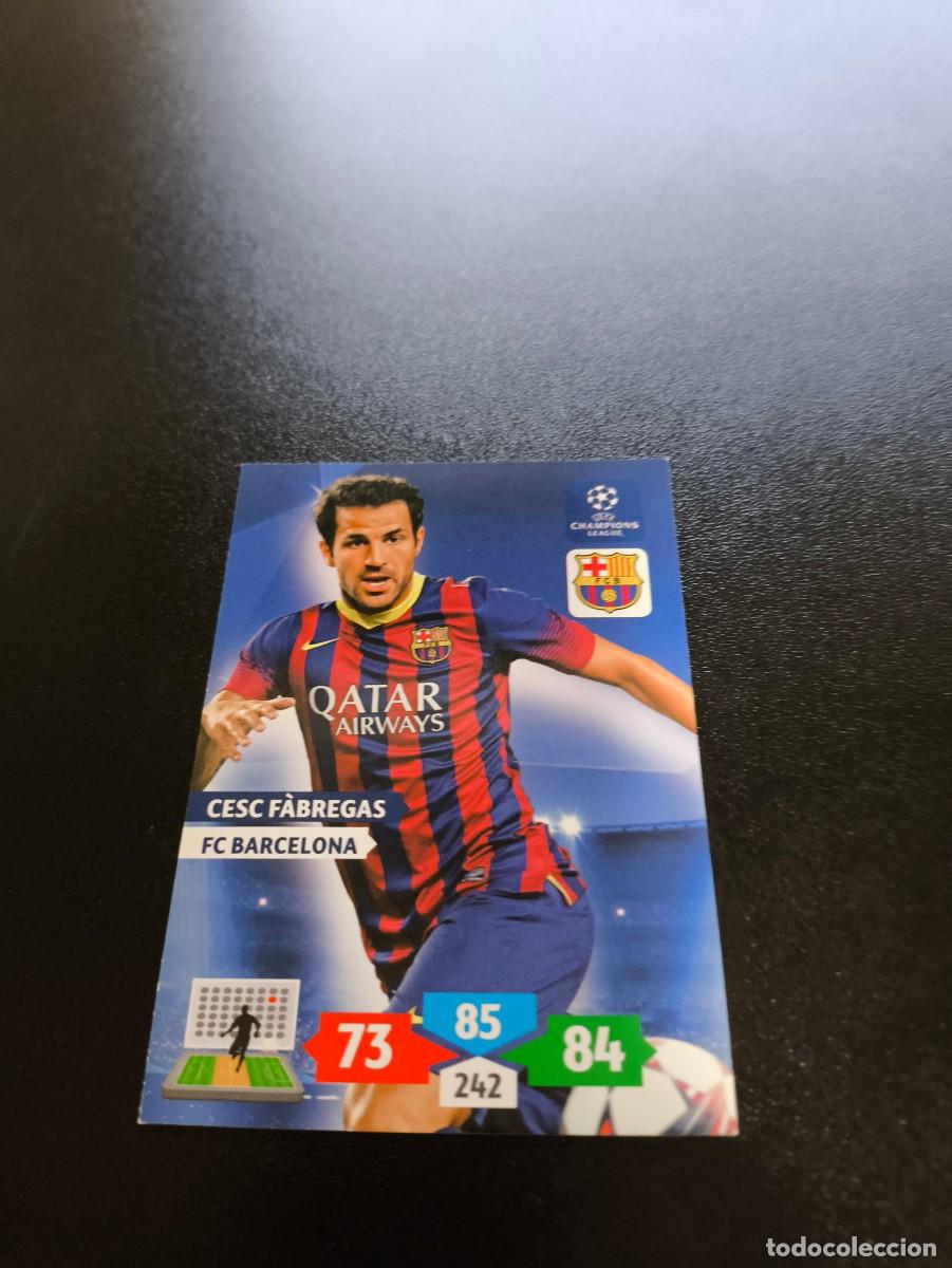 Cromos de F&uacute;tbol: Cesc F&agrave;bregas BARCELONA PANINI ADRENALYN XL UEFA CHAMPIONS LEAGUE 2013 2014 13 14 NO LIGA ESTE