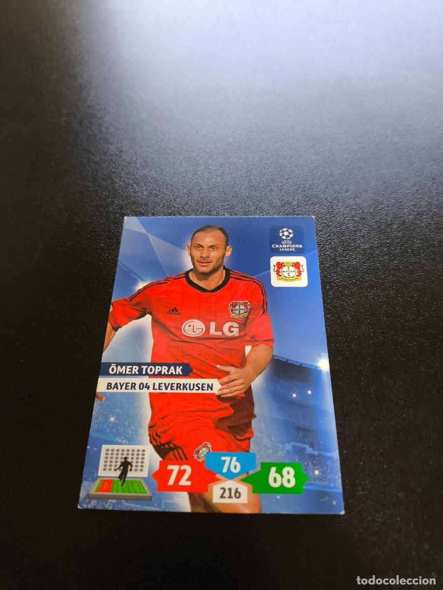 Cromos de F&uacute;tbol: &Ouml;mer Toprak Bayer 04 Leverkusen PANINI ADRENALYN XL UEFA CHAMPIONS LEAGUE 2013 2014 13 14