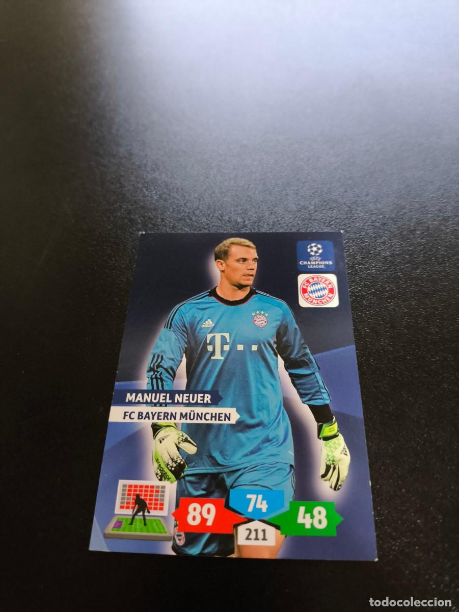 Cromos de F&uacute;tbol: Manuel Neuer Bayern M&uuml;nchen Munich PANINI ADRENALYN XL UEFA CHAMPIONS LEAGUE 2013 2014 13 14