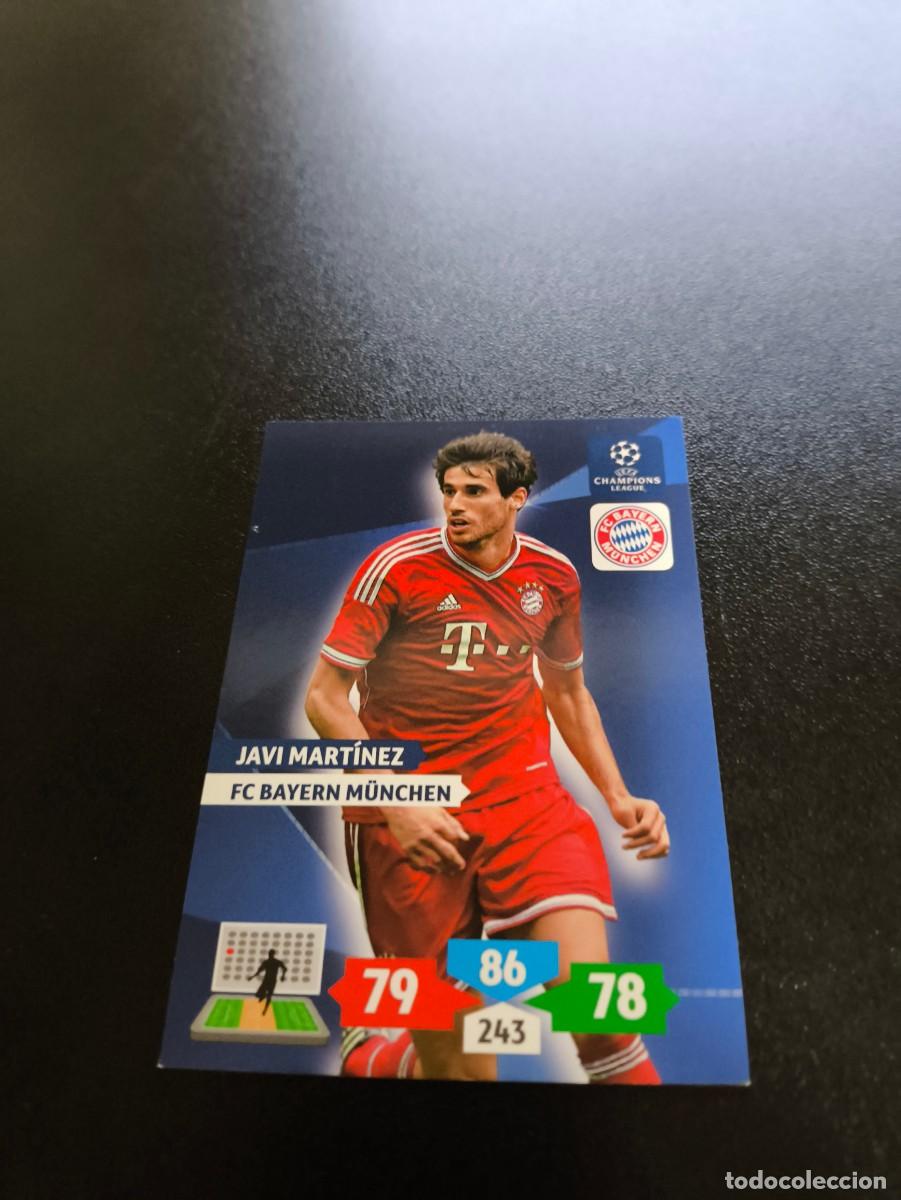 Cromos de F&uacute;tbol: Javi Mart&iacute;nez bilbao Bayern M&uuml;nchen Munich PANINI ADRENALYN XL UEFA CHAMPIONS LEAGUE 2013 2014 13 14