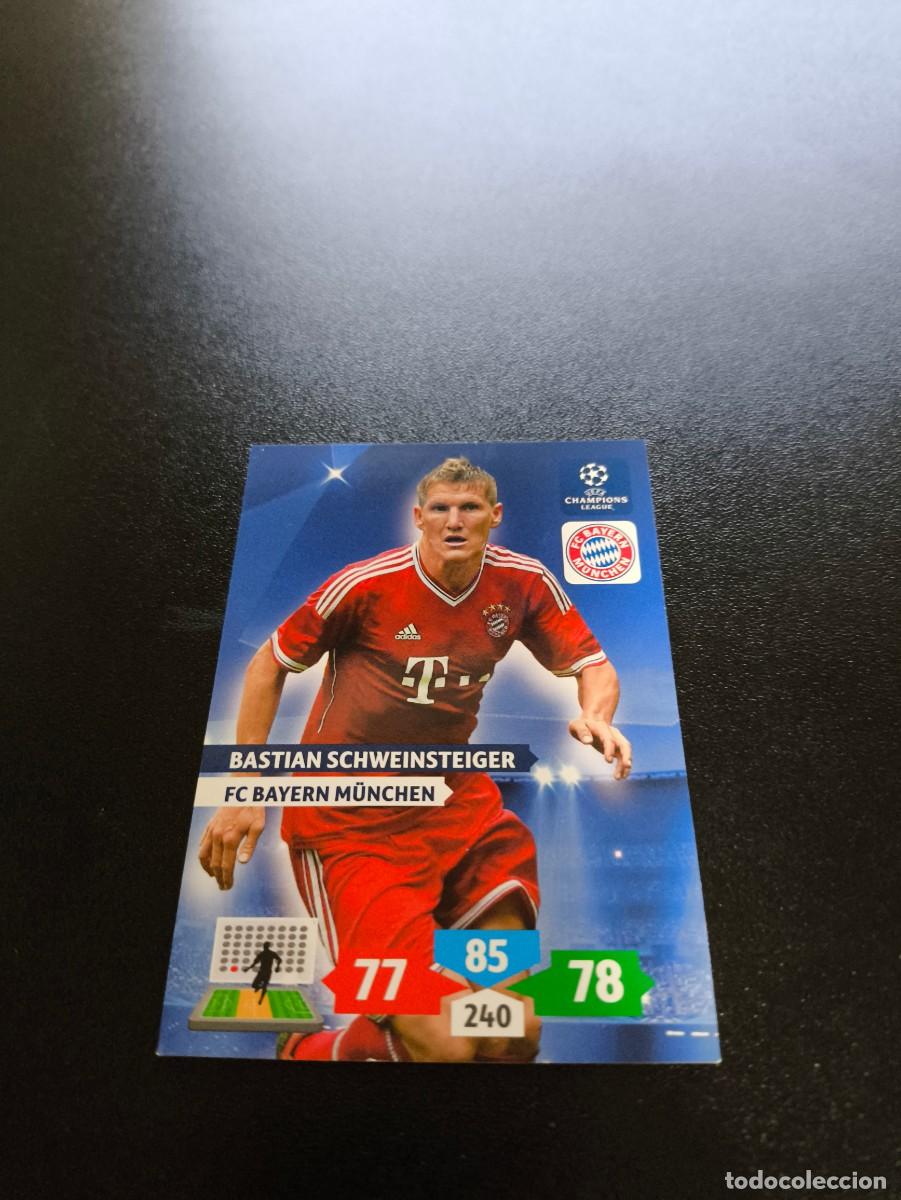 Cromos de F&uacute;tbol: Bastian Schweinsteiger Bayern M&uuml;nchen PANINI ADRENALYN XL UEFA CHAMPIONS LEAGUE 2013 2014 13 14