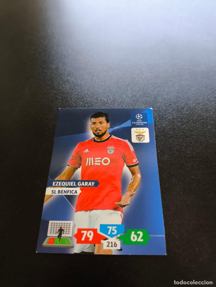 Cromos de F&uacute;tbol: Ezequiel Garay BENFICA PANINI ADRENALYN XL UEFA CHAMPIONS LEAGUE 2013 2014 13 14