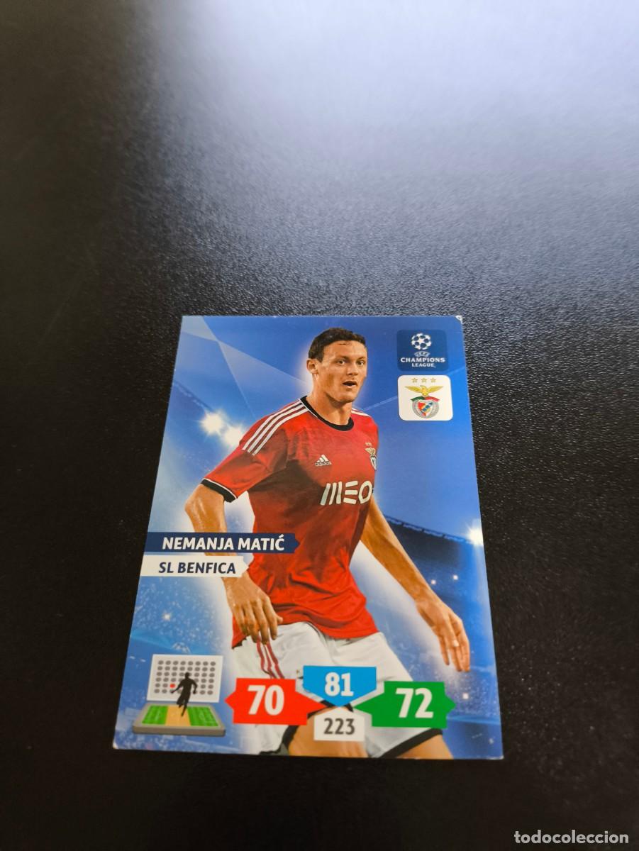 Cromos de F&uacute;tbol: Nemanja Matić BENFICA PANINI ADRENALYN XL UEFA CHAMPIONS LEAGUE 2013 2014 13 14