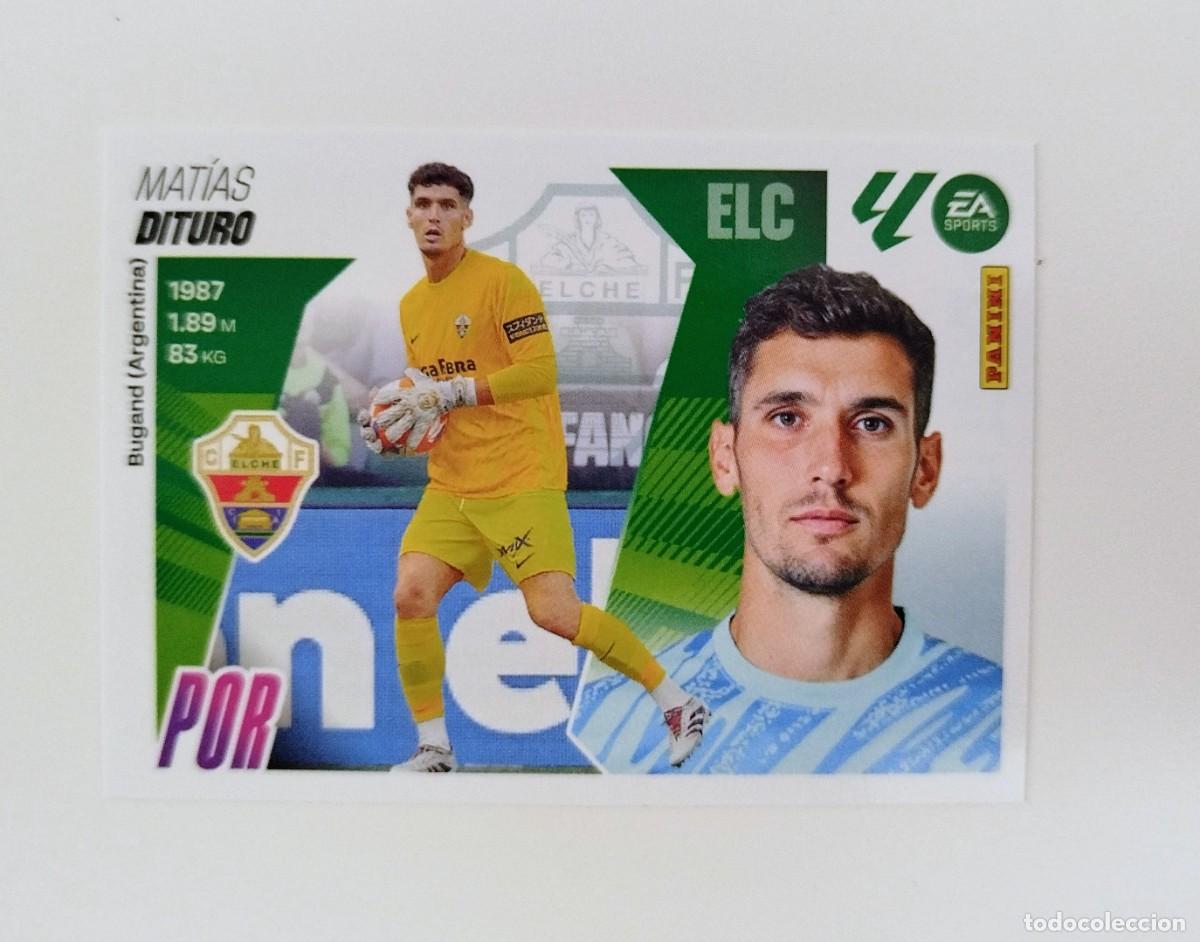 Cromos de F&uacute;tbol: Dituro 3 SIN PEGAR NUNCA PEGADO Elche CF Liga Ediciones Este 25 26 / 2025 2026