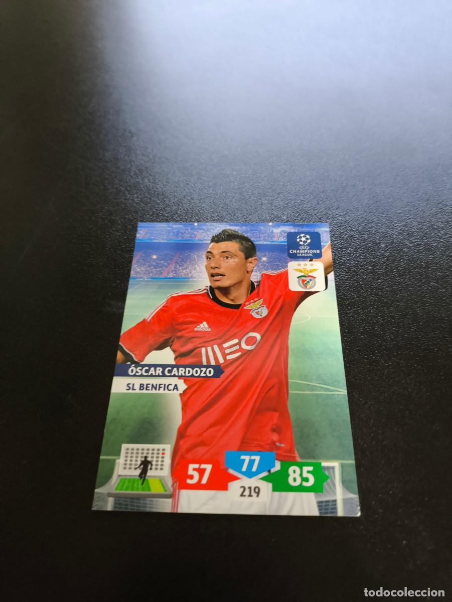 Cromos de F&uacute;tbol: &Oacute;scar Cardozo BENFICA PANINI ADRENALYN XL UEFA CHAMPIONS LEAGUE 2013 2014 13 14