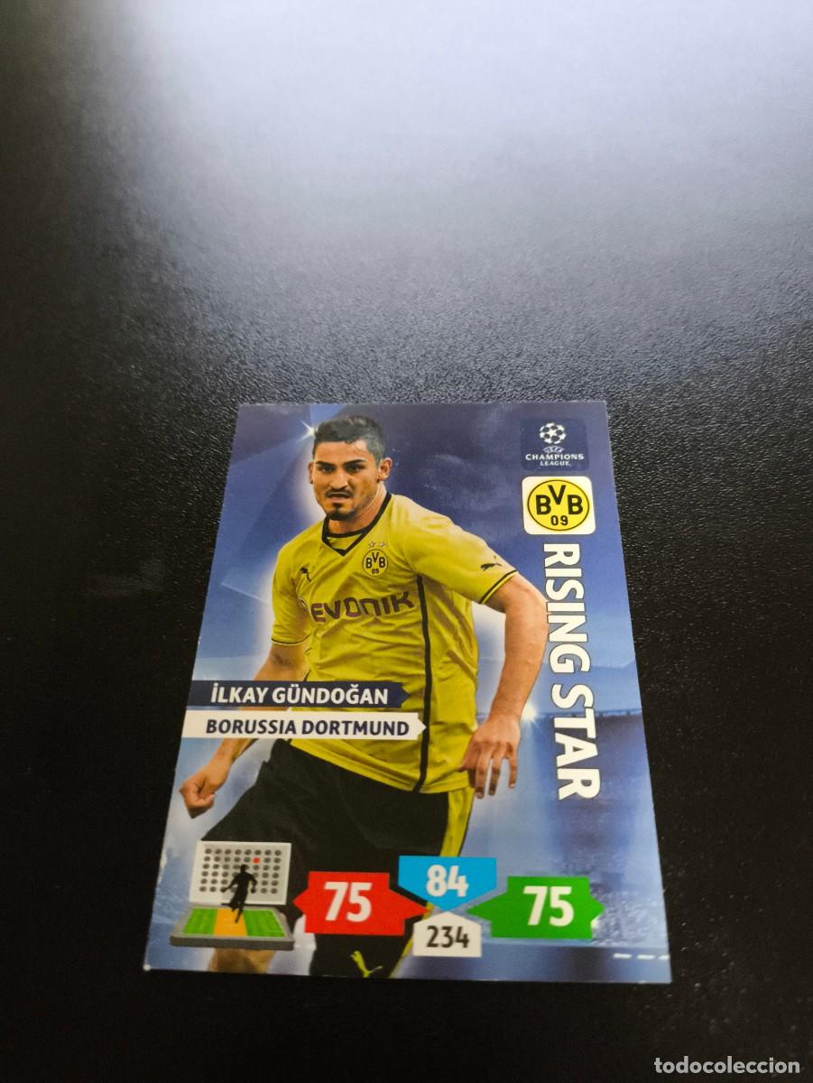 Cromos de F&uacute;tbol: İlkay G&uuml;ndoğan RISING Borussia Dortmund PANINI ADRENALYN XL UEFA CHAMPIONS LEAGUE 2013 2014 13 14