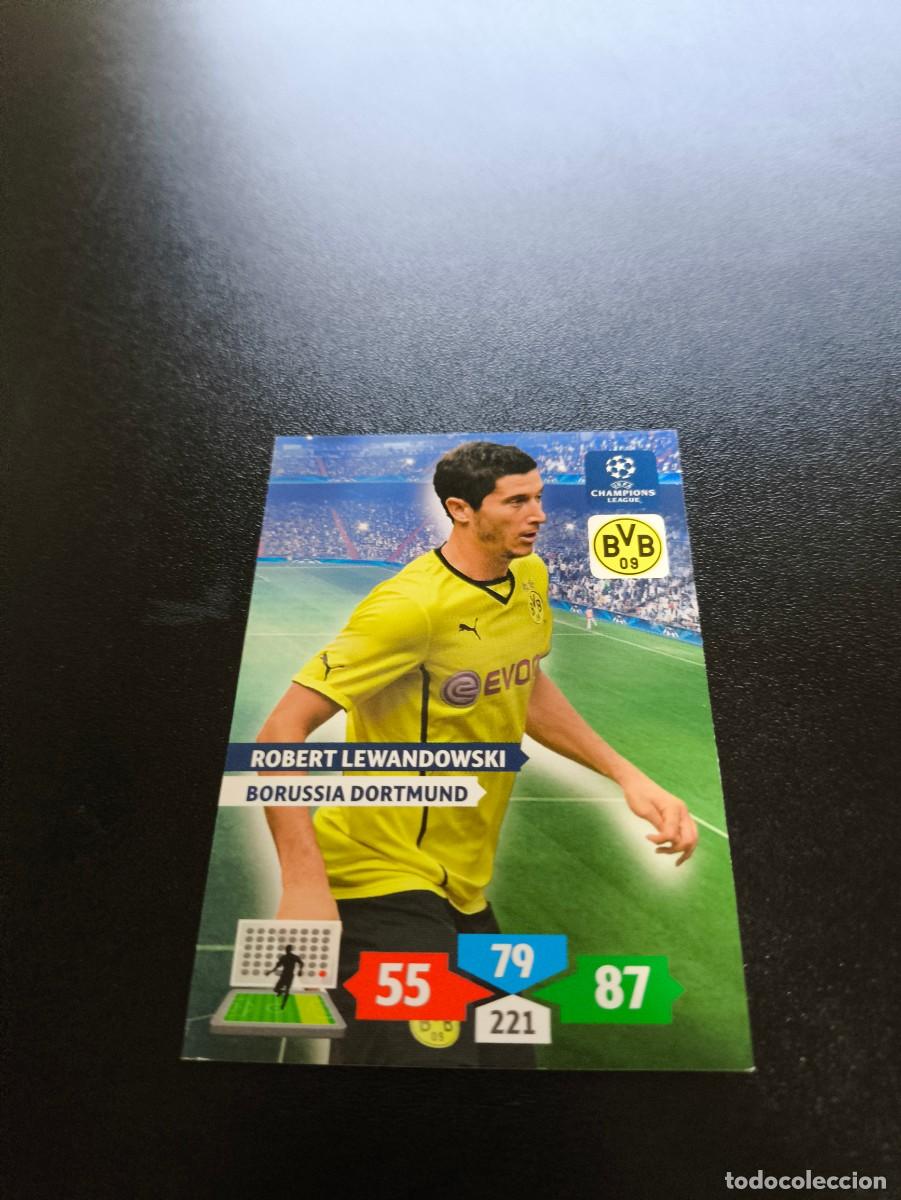 Cromos de F&uacute;tbol: Robert Lewandowski BARCELONA Dortmund PANINI ADRENALYN XL UEFA CHAMPIONS LEAGUE 2013 2014 13 14