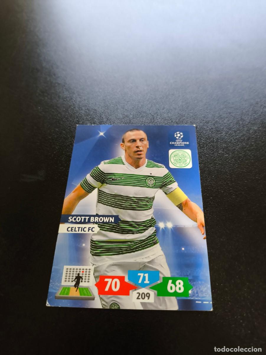 Fu&szlig;ball-Sticker: Scott Brown celtic glasgow PANINI ADRENALYN XL UEFA CHAMPIONS LEAGUE 2013 2014 13 14