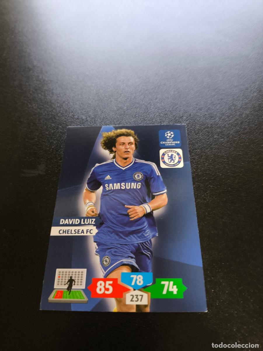 Cromos de F&uacute;tbol: David Luiz CHELSEA PANINI ADRENALYN XL UEFA CHAMPIONS LEAGUE 2013 2014 13 14