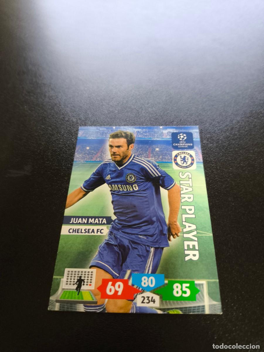 Cromos de F&uacute;tbol: Juan Mata STAR PLAYER CHELSEA PANINI ADRENALYN XL UEFA CHAMPIONS LEAGUE 2013 2014 13 14 NO LIGA ESTE