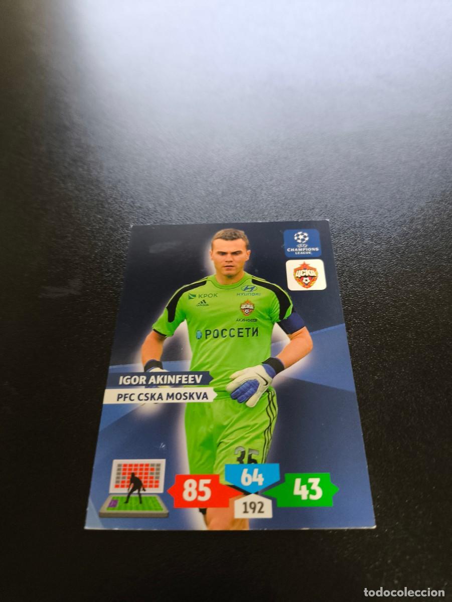 Cromos de F&uacute;tbol: Igor Akinfeev CSKA Moskva moscu PANINI ADRENALYN XL UEFA CHAMPIONS LEAGUE 2013 2014 13 14