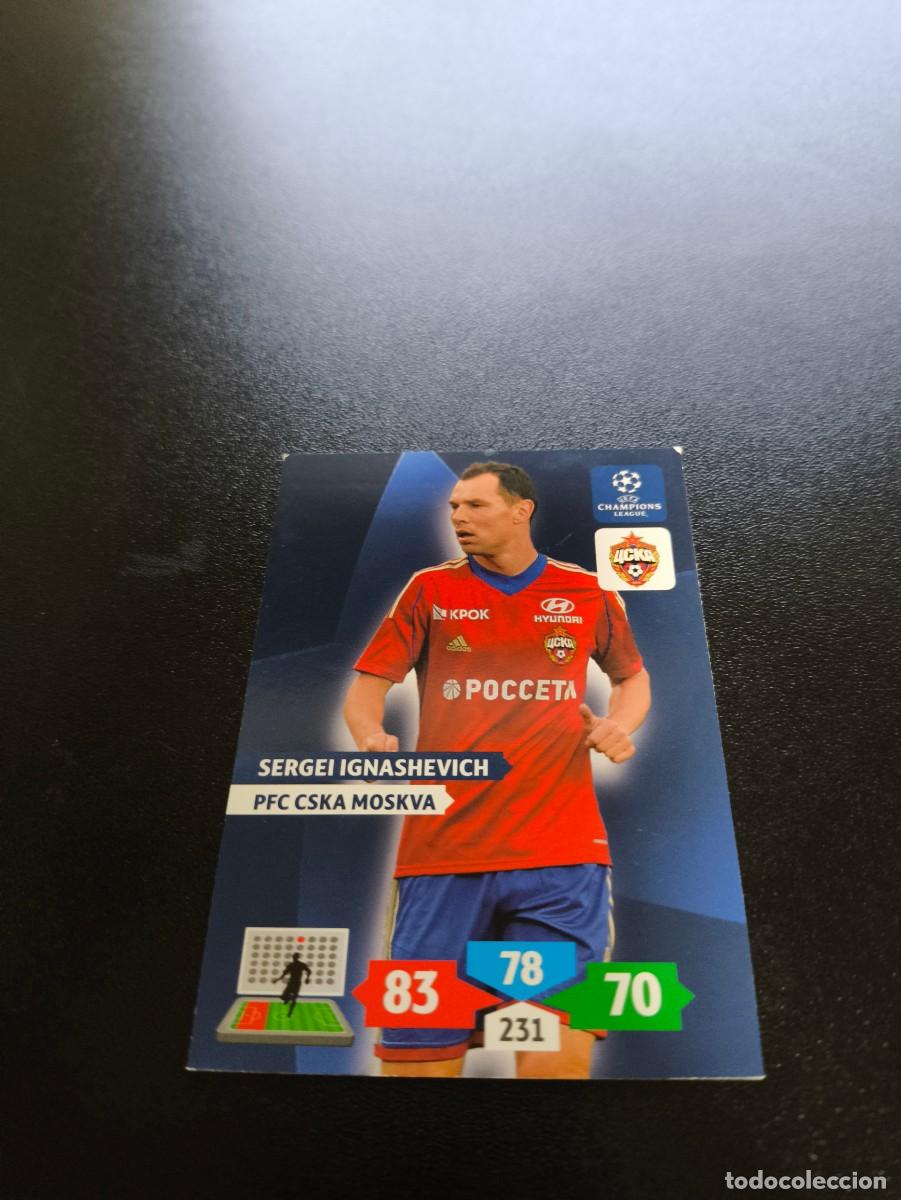 Cromos de F&uacute;tbol: Sergei Ignashevich CSKA Moskva moscu PANINI ADRENALYN XL UEFA CHAMPIONS LEAGUE 2013 2014 13 14