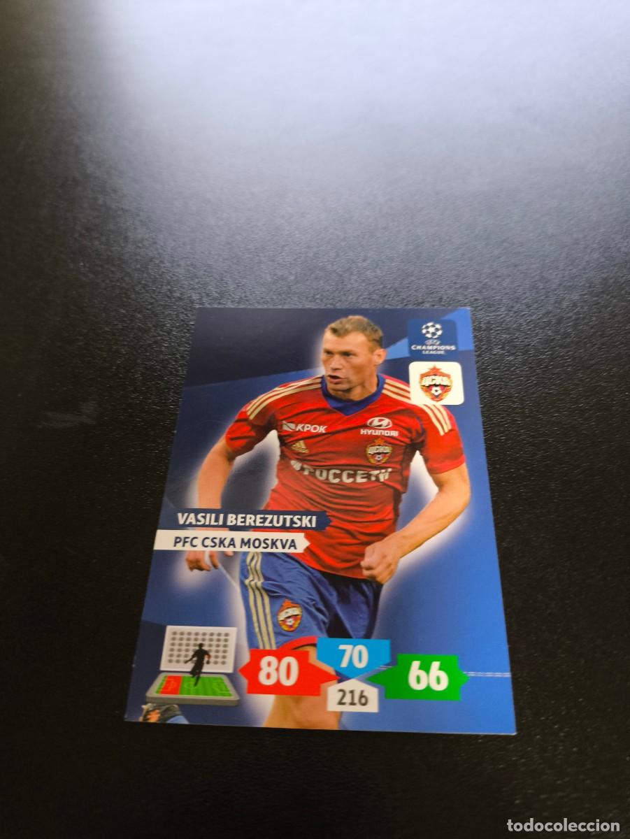 Cromos de F&uacute;tbol: Vasili Berezutski CSKA Moskva moscu PANINI ADRENALYN XL UEFA CHAMPIONS LEAGUE 2013 2014 13 14