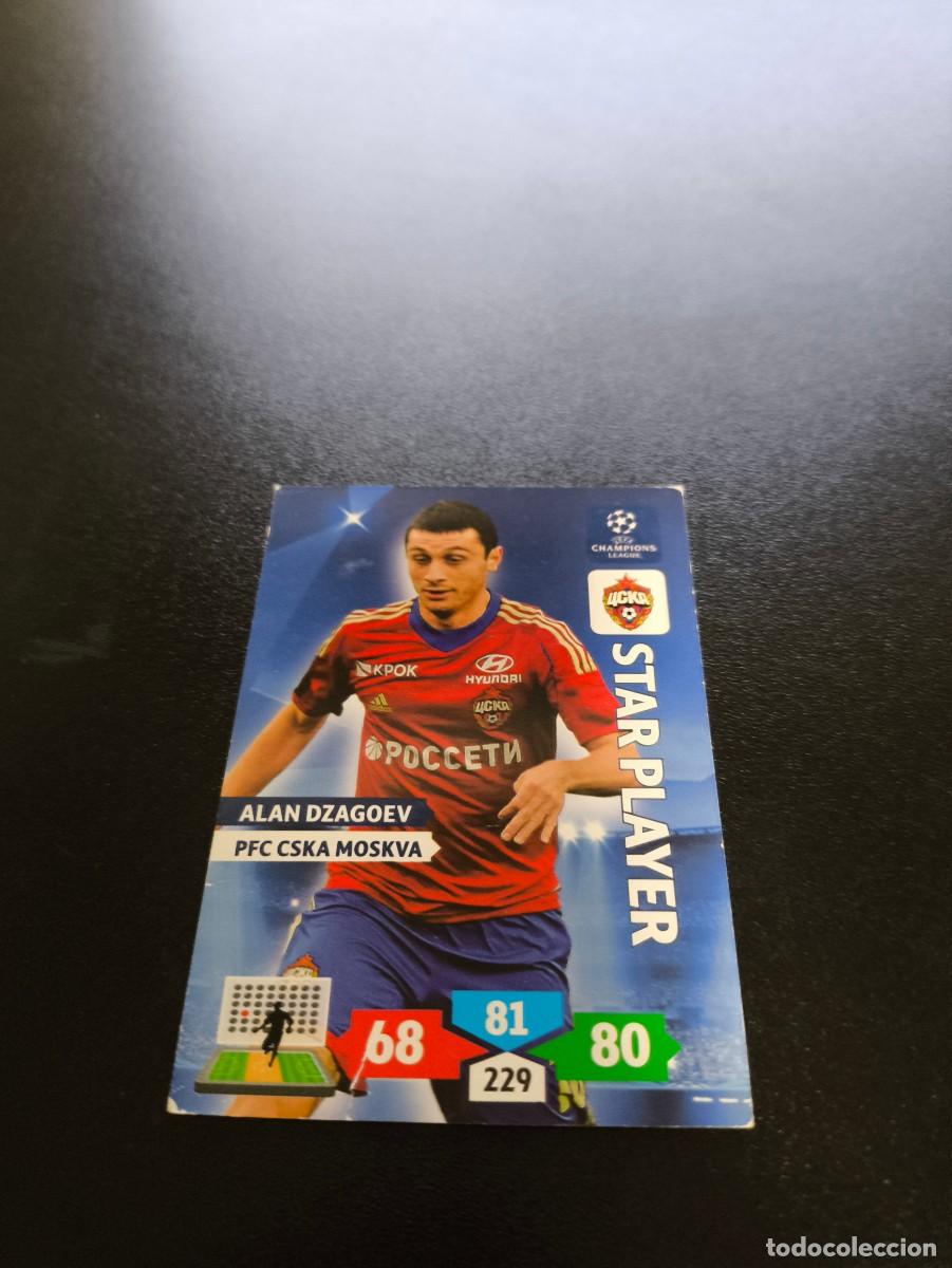 Cromos de F&uacute;tbol: Alan Dzagoev star player CSKA Moskva moscu PANINI ADRENALYN XL UEFA CHAMPIONS LEAGUE 2013 2014 13 14