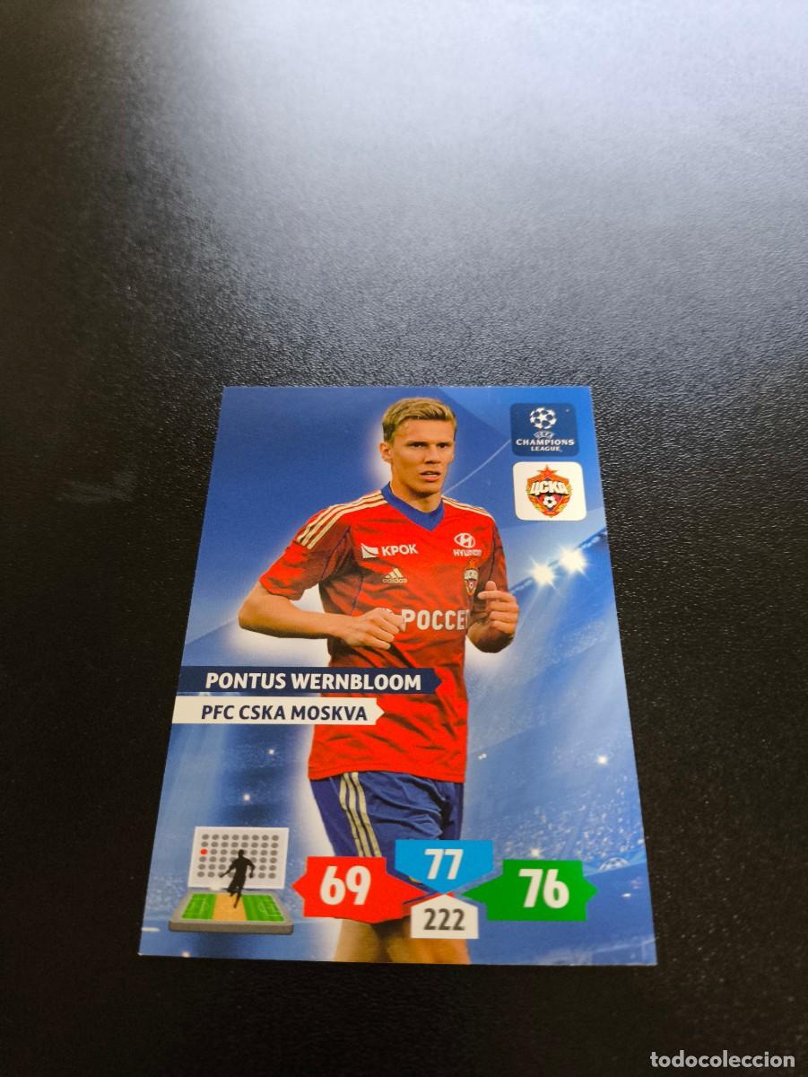 Cromos de F&uacute;tbol: Pontus Wernbloom CSKA Moskva moscu PANINI ADRENALYN XL UEFA CHAMPIONS LEAGUE 2013 2014 13 14