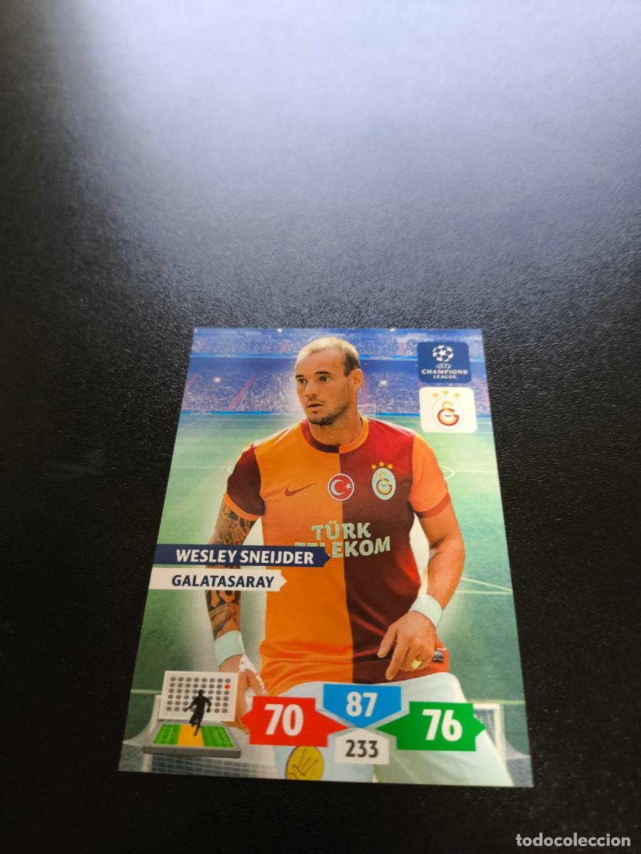 Cromos de F&uacute;tbol: Wesley Sneijder Galatasaray PANINI ADRENALYN XL UEFA CHAMPIONS LEAGUE 2013 2014 13 14