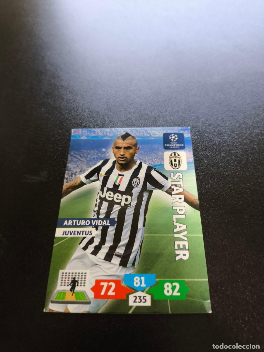 Cromos de F&uacute;tbol: Arturo Vidal STAR PLAYER juventus PANINI ADRENALYN XL UEFA CHAMPIONS LEAGUE 2013 2014 13 14