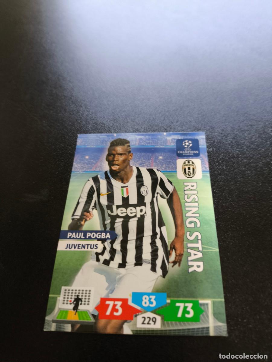Cromos de F&uacute;tbol: Paul Pogba RISING STAR juventus PANINI ADRENALYN XL UEFA CHAMPIONS LEAGUE 2013 2014 13 14