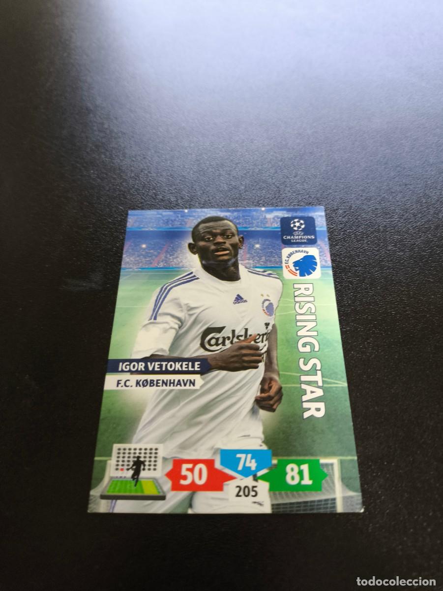Cromos de F&uacute;tbol: Igor Vetokele rising K&oslash;benhavn copenhague PANINI ADRENALYN XL UEFA CHAMPIONS LEAGUE 2013 2014 13 14