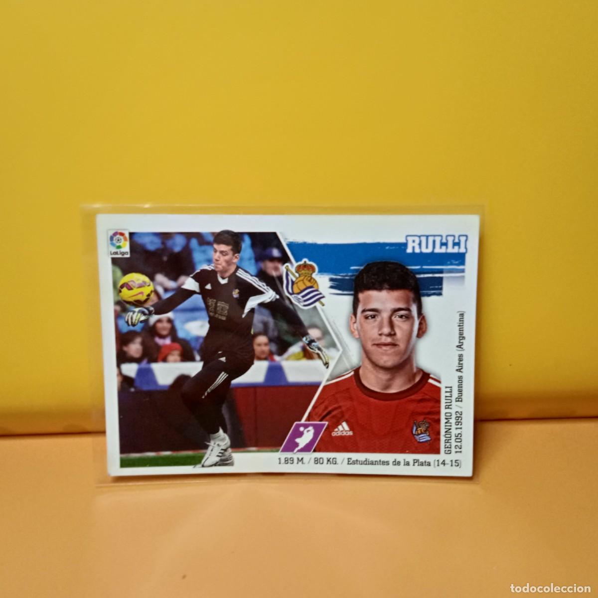 Cromos de F&uacute;tbol: EDICIONES ESTE 2015 2016 15 16 REAL SOCIEDAD RULLI 3