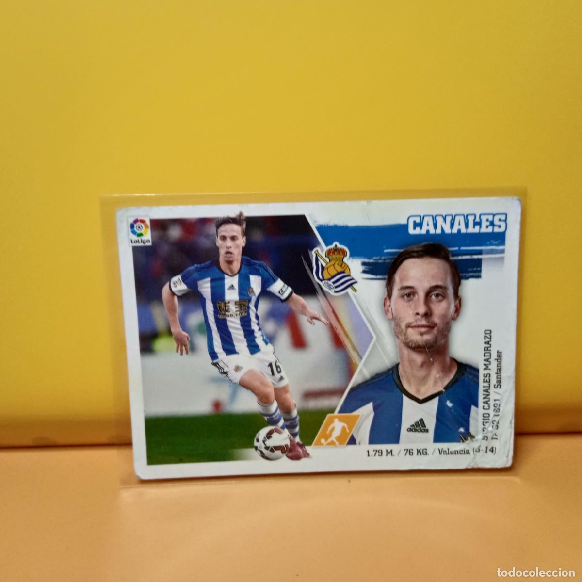 Cromos de F&uacute;tbol: EDICIONES ESTE 2015 2016 15 16 REAL SOCIEDAD CANALES 16