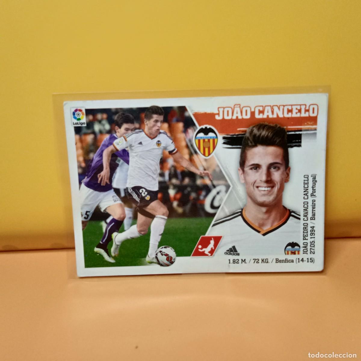 Fu&szlig;ball-Sticker: EDICIONES ESTE 2015 2016 15 16 VALENCIA C.F JO&Atilde;O CANCELO 6