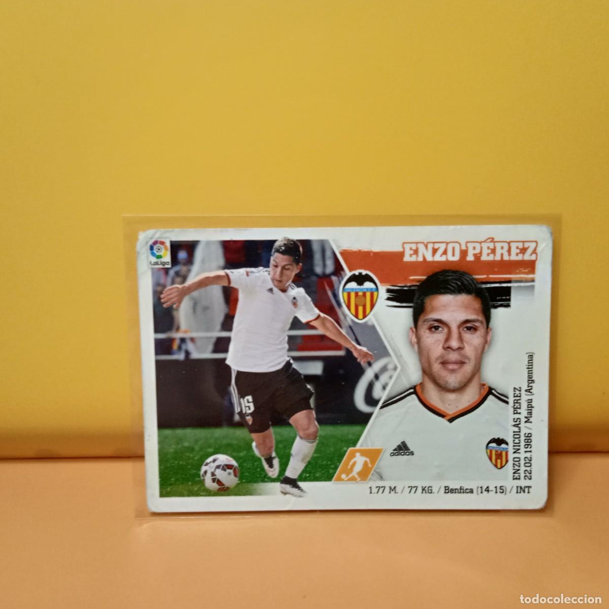 Cromos de F&uacute;tbol: EDICIONES ESTE 2015 2016 15 16 VALENCIA C.F ENZO P&Eacute;REZ 15