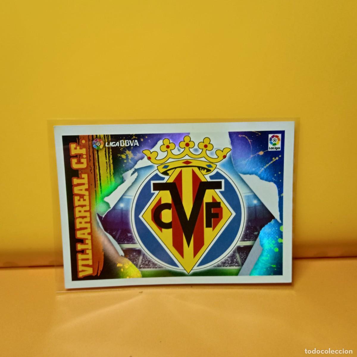 Cromos de F&uacute;tbol: EDICIONES ESTE 2015 2016 15 16 VILLARREAL C.F ESCUDO 1