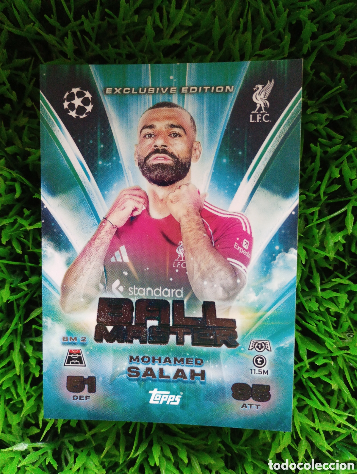 Cromos de F&uacute;tbol: Salah Liverpool BALL MASTER Match Attax 25-26 # BM 2