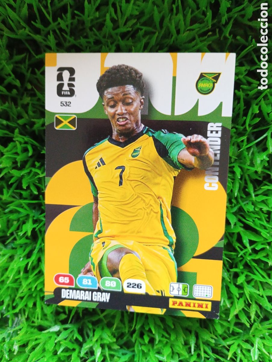 Cromos de F&uacute;tbol: Gray Jamaica Adrenalyn XL Mundial 2026 # 532
