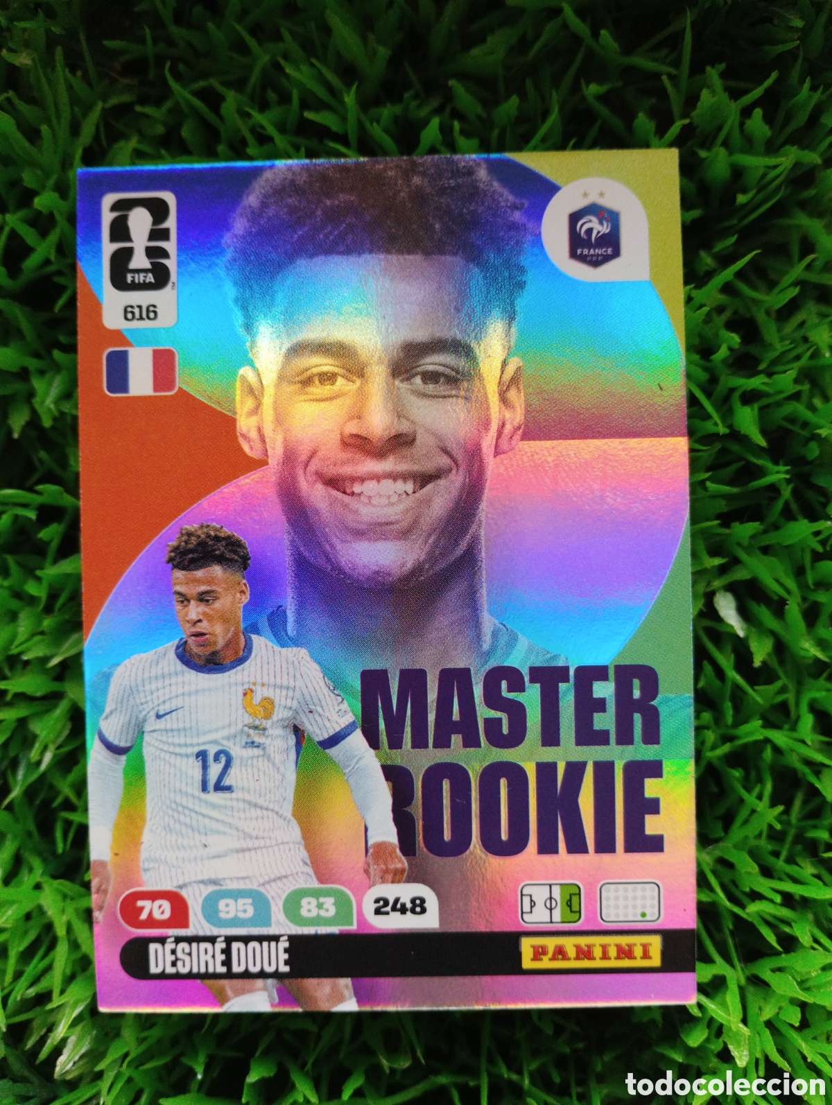 Cromos de F&uacute;tbol: Desire Doue Francia MASTER ROOKIE Adrenalyn XL Mundial 2026 # 616