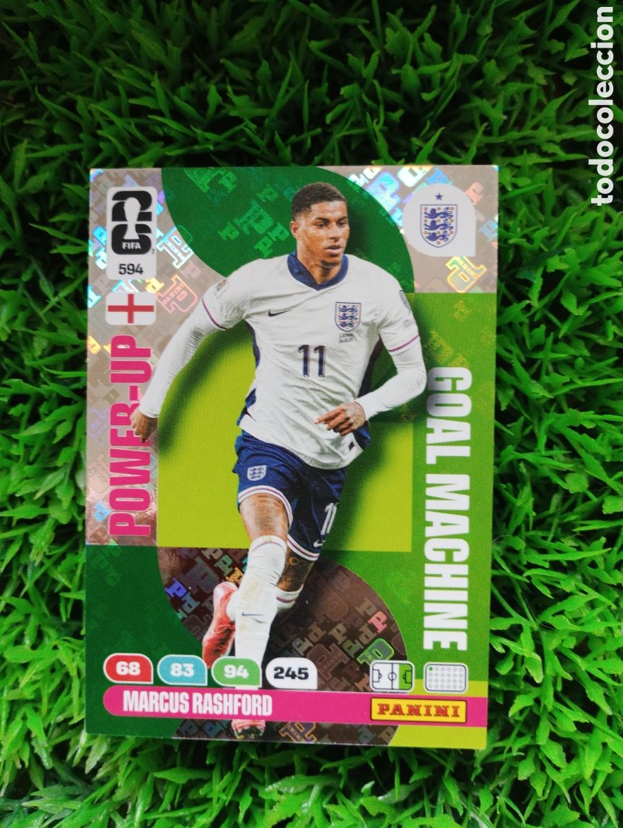 Cromos de F&uacute;tbol: Rashford Inglaterra GOAL MACHINE Adrenalyn XL Mundial 2026 # 594