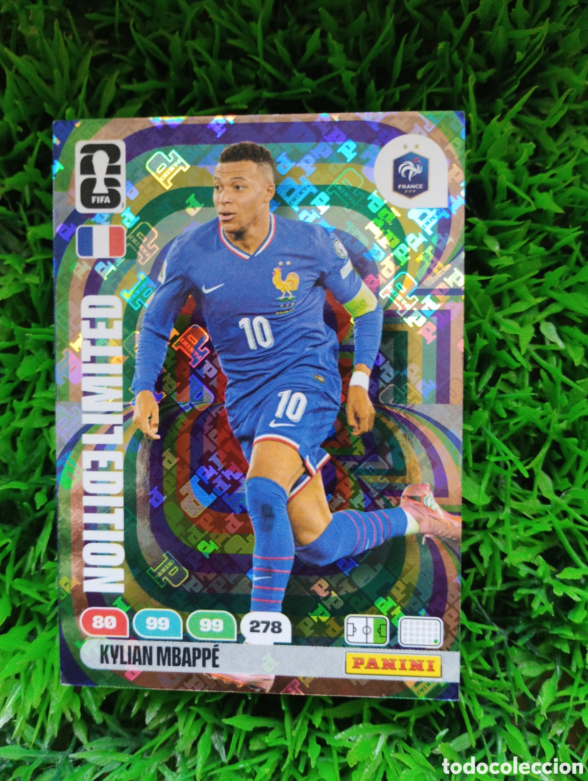 Cromos de F&uacute;tbol: Mbappe Francia EDICION LIMITADA Adrenalyn XL Mundial 2026