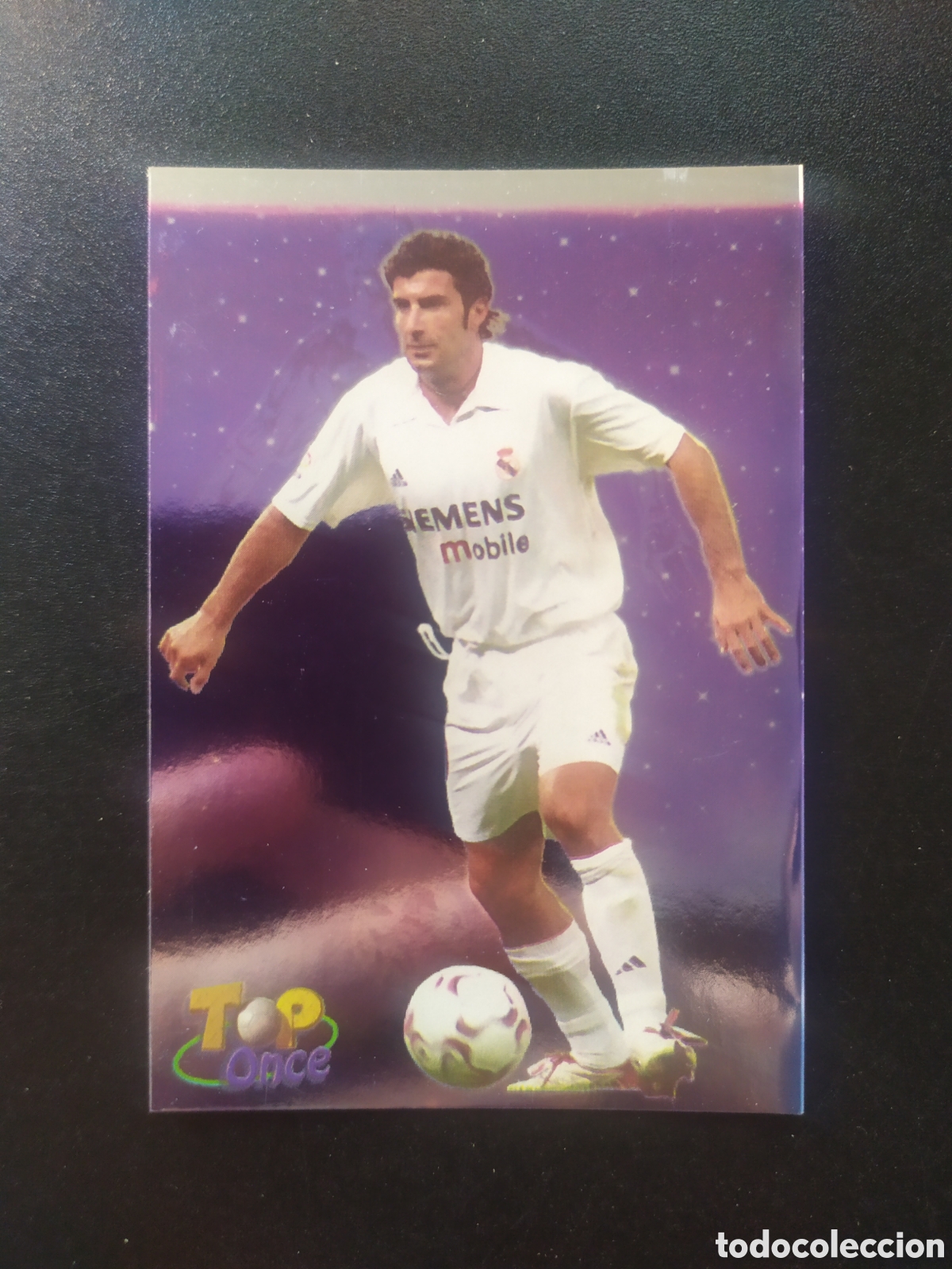 Cromos de F&uacute;tbol: Mundicromo fichas Liga 2002 2003 02 03 Figo top once n&deg; 627 Real Madrid