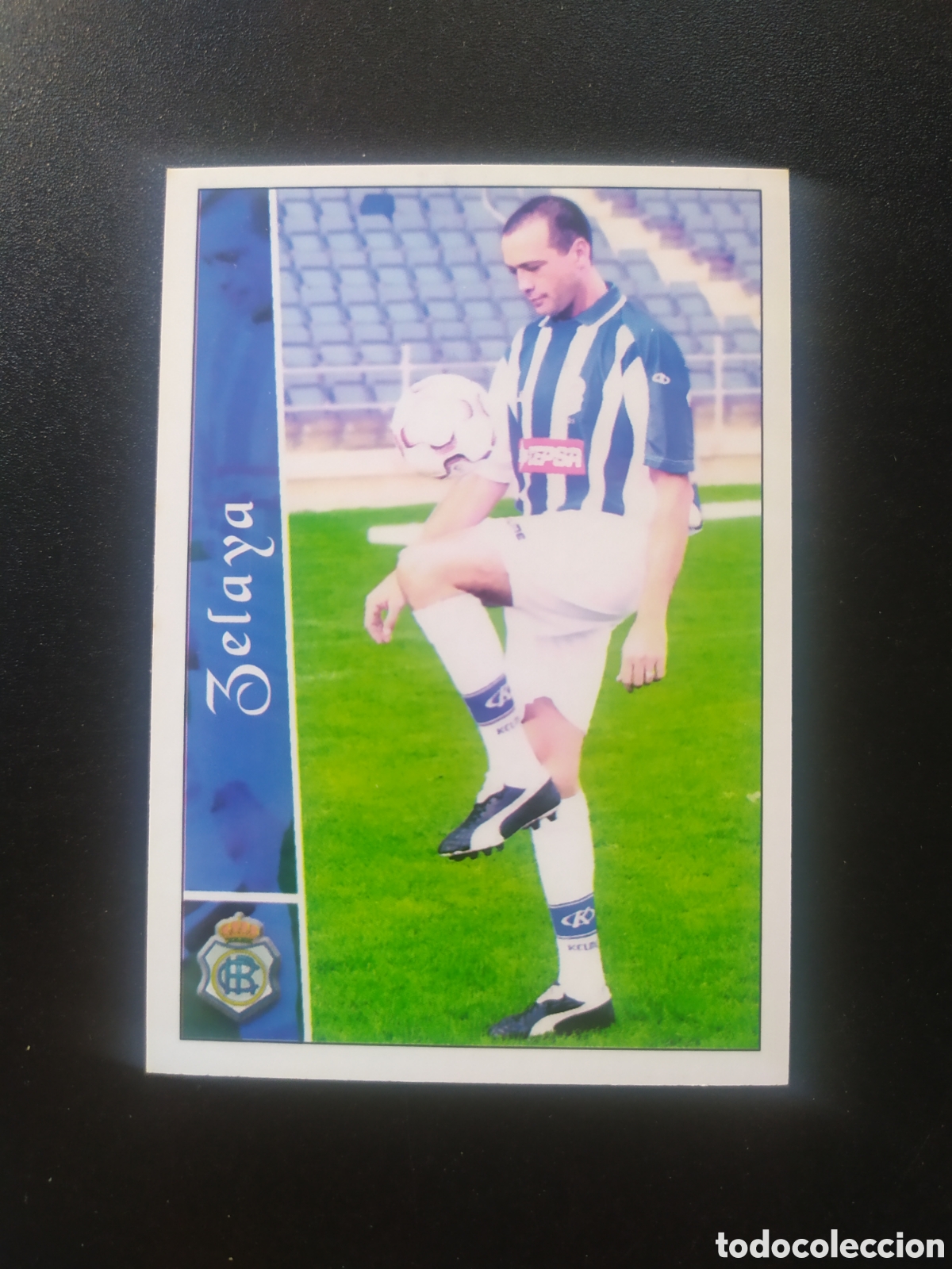 Cromos de F&uacute;tbol: Mundicromo fichas liga 2002 2003 02 03 Zelaya n&deg; 683 Recreativo Huelva