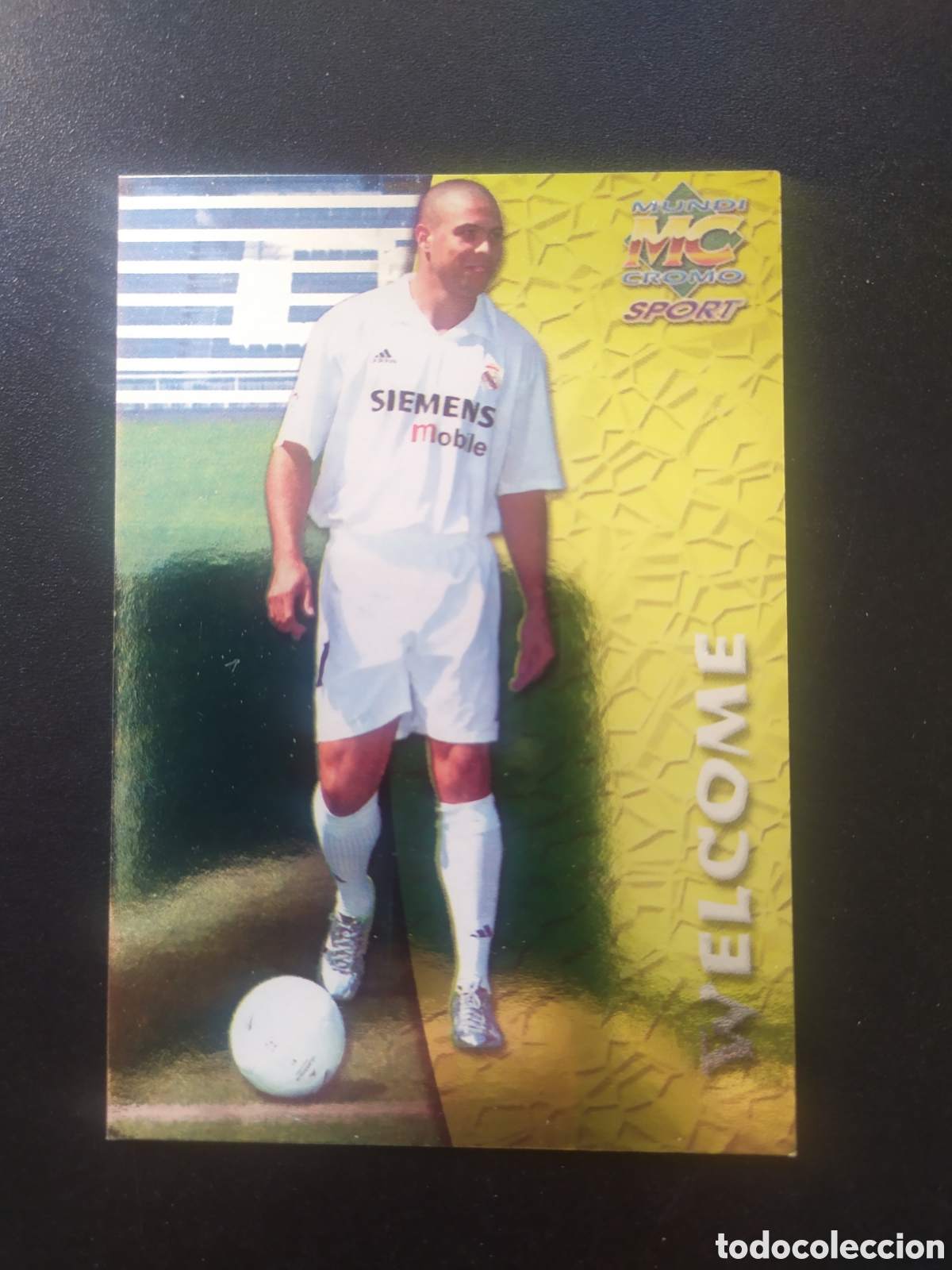 Figurine di Calcio: Mundicromo fichas liga 2002 2003 02 03 Ronaldo welcome n&deg; 544 Real Madrid