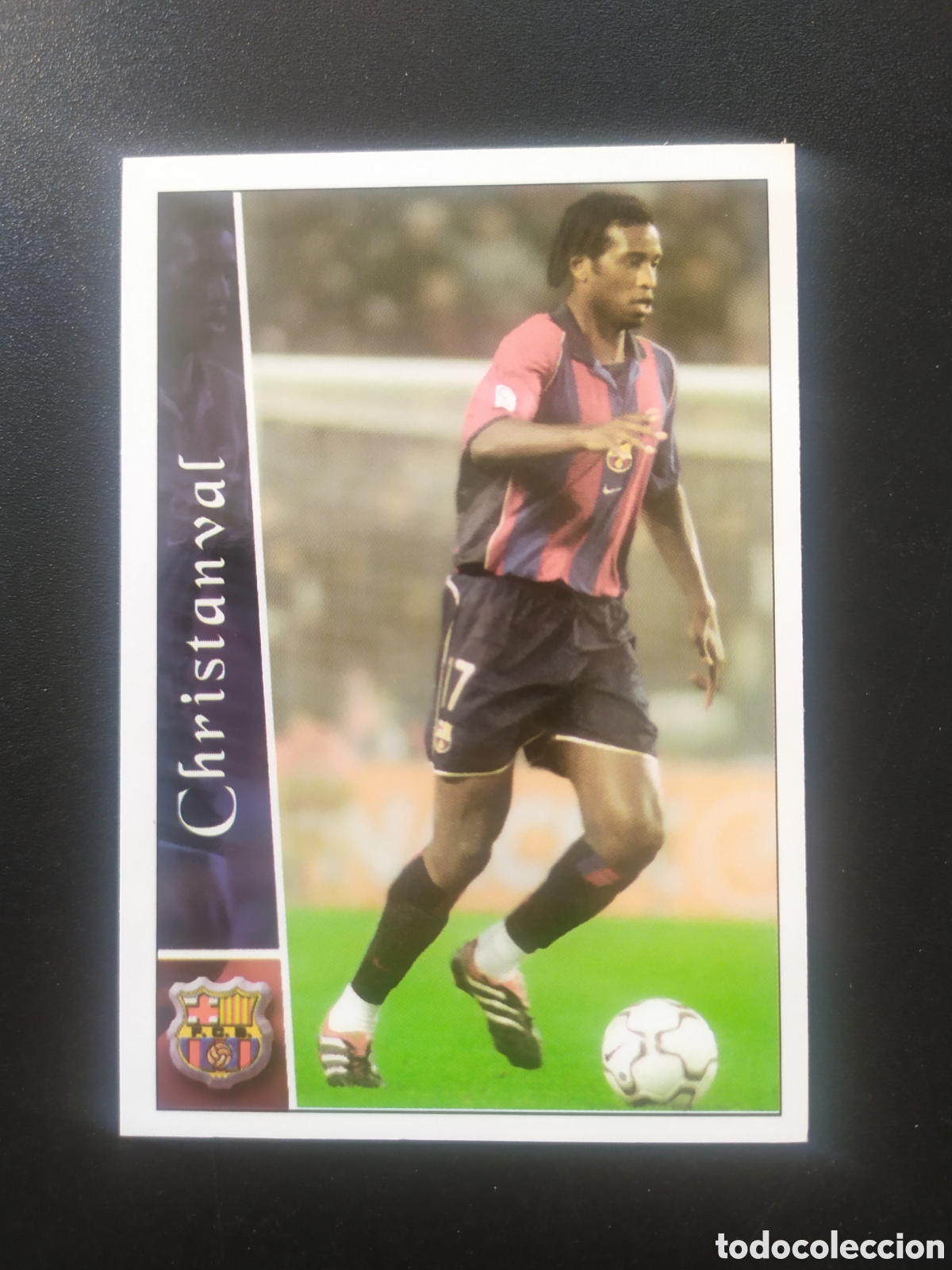 Cromos de F&uacute;tbol: Mundicromo fichas liga 2002 2003 02 03 Christanval n&deg; 90 Barcelona