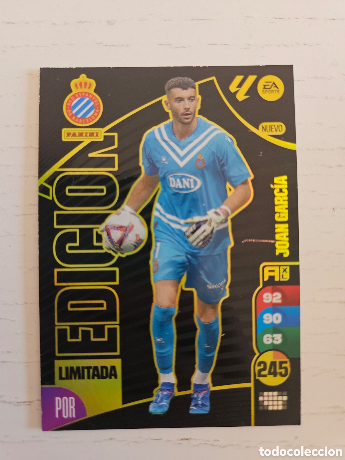 Cromos de F&uacute;tbol: Adrenalyn XL Edici&oacute;n Limitada JOAN GARCIA 2024-25